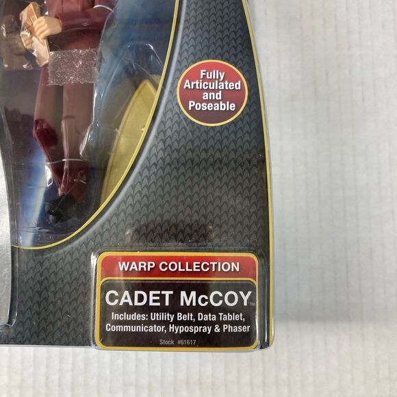 Playmates Star Trek Warp Collection Cadet Mccoy Action Figure 2009 New in Packag - Picture 6 of 6